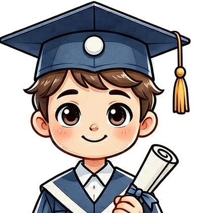多大求生人 · 戴学士帽的毕业生形象